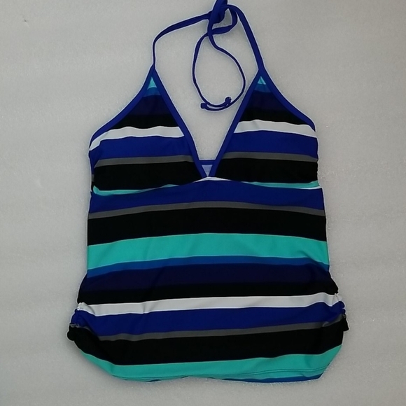 Converse One Star Striped Tankini Swimsuit  Small - Picture 1 of 7